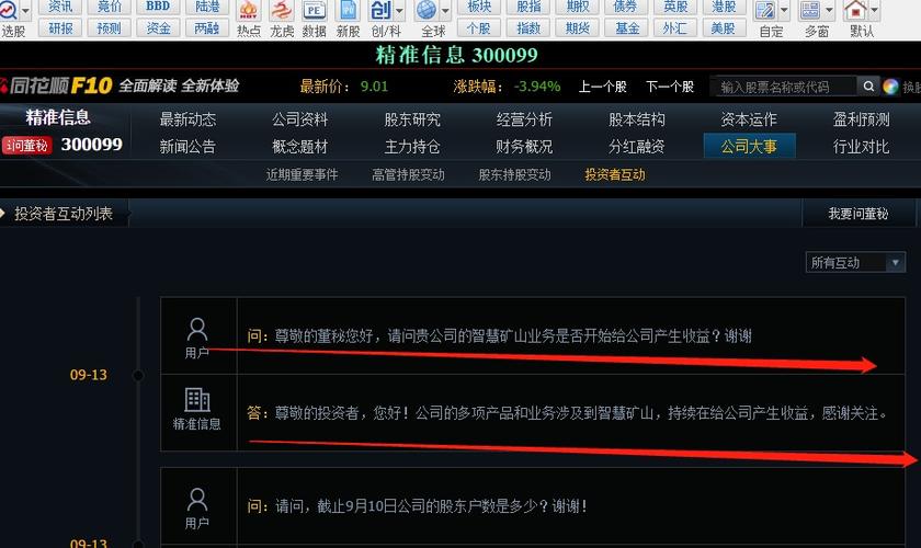 精准信息-精准信息(300099)股吧