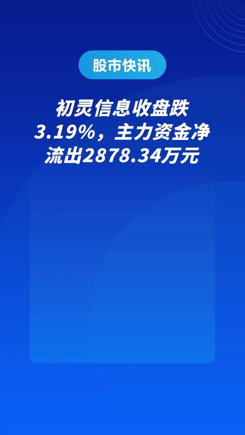 初灵信息-初灵信息主力资金净卖出