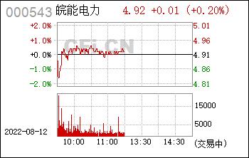 皖能电力-皖能电力股票